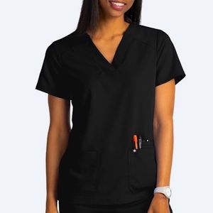 Beyond Scrubs Black Plus Size Set with Jacket, Joggers